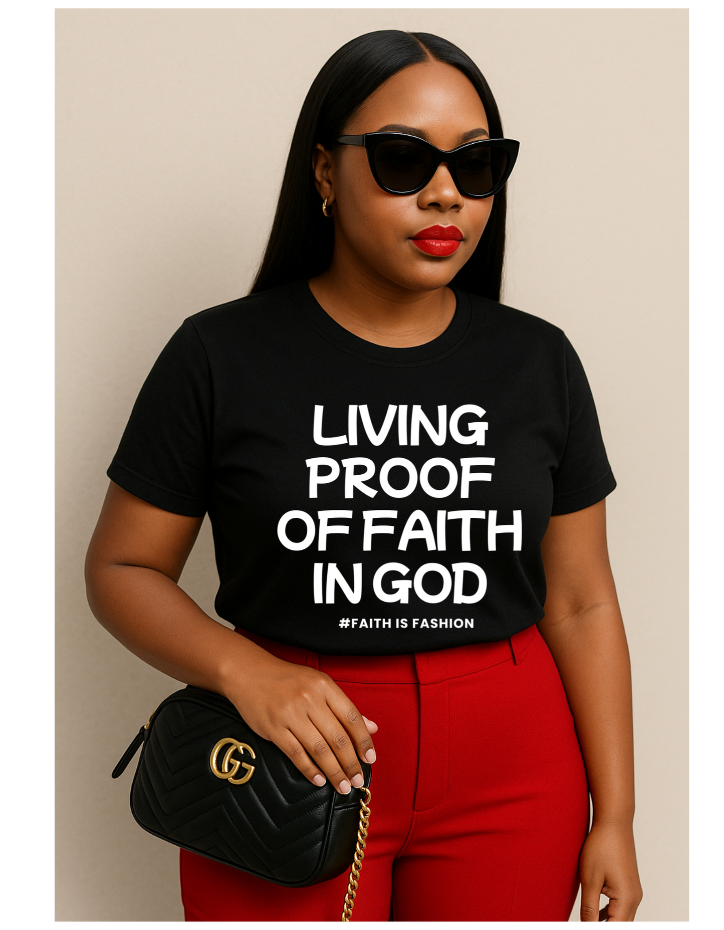 Living Proof Of Faith In God T-Shirt