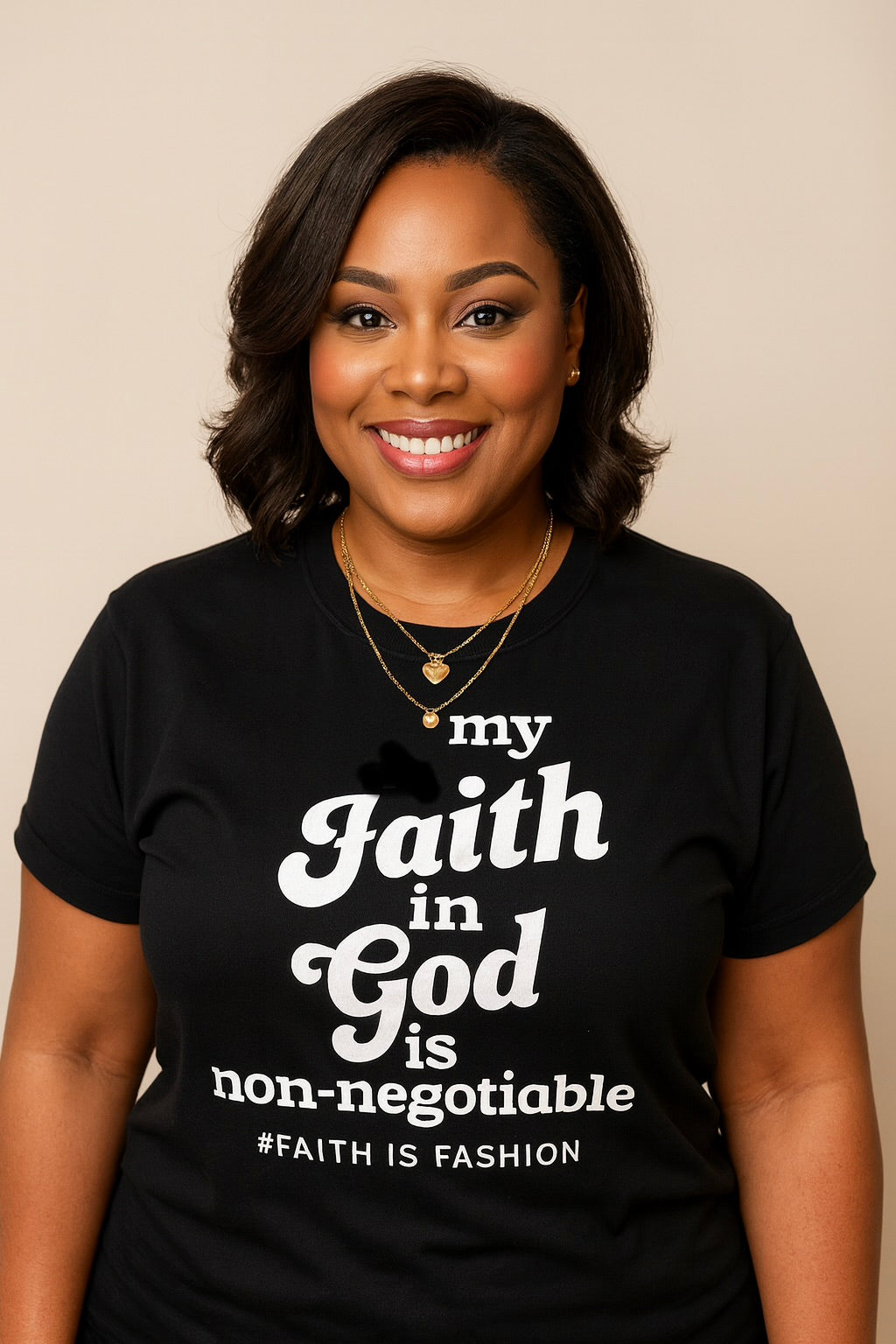 My Faith In God Is Nonnegotiable-T-Shirt