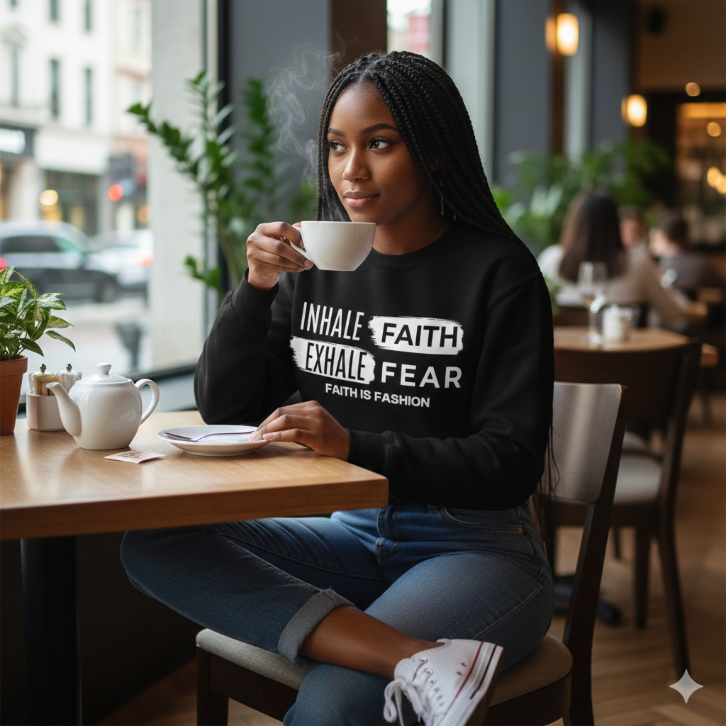 Inhale Faith, Exhale Fear Sweatshirt