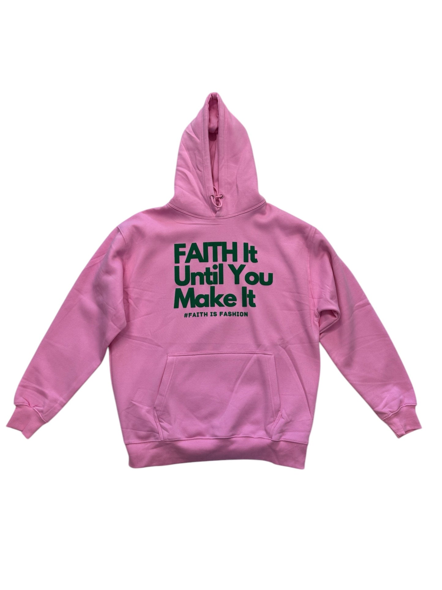 Faith It Until You Make It-Navy Hoodie